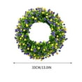 thumbnail image 3 of JilgTeok Plastic Colorful Wreath Spring And Summer Colorful Leaf Wreath Spring And Summer Decoration Gate Pendant, 3 of 5