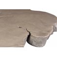 thumbnail image 2 of Rustic Modern Solid Wood & Iron Accent Table in Light Grey, 2 of 7