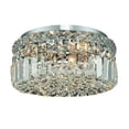 thumbnail image 1 of Elegant Lighting Maxime 12" 4 Light Royal Crystal Flush Mount, 1 of 2