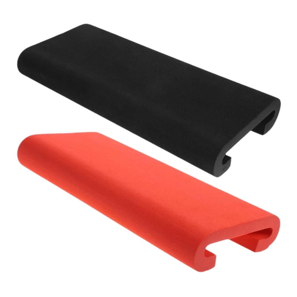 2 cojines para bote de dragón, asientos de remo para kayak, protector de EVA, práctico asiento de remo Rojo y negro