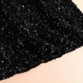 thumbnail image 6 of Edvintorg Black Midi Skirt for Women Fashion Sequin Solid Color High Waisted Skirt Slim and Hip Hugging Skirts for Women Party, 6 of 7