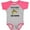 Baseball Heather and Hot Pink, variant on Inktastic Pack My Diapers I'm Going Fishing with Pawpaw Boys or Girls Baby Bodysuit