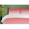 thumbnail image 4 of Ambesonne Ombre Duvet Cover Set, Tropic, 2-Calking, Coral, 4 of 7
