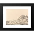 thumbnail image 2 of Joseph Mallord William Turner 14x11 Black Modern Framed Museum Art Print Titled - Windsor Castle and Park with Deer, 2 of 5