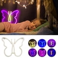 thumbnail image 3 of Zhi Butterfly Shape Neon Light for Decor, Great for Home and Event Use, Stylish Light for Bedroom and Accents, 3 of 4