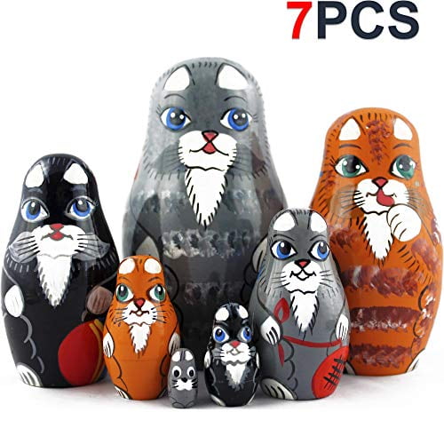 nesting cat dolls