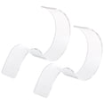 thumbnail image 1 of CIMAXIC 2pcs Transparent Acrylic Belt Display Stands Clear Belt Rack Holder for Shop Store,7.09"X3.94"X1.57", 1 of 4