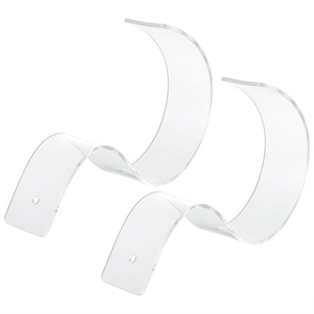 

2pcs Transparent Acrylic Belt Display Stands Clear Belt Rack Holder for Shop Store