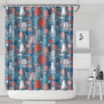 thumbnail image 3 of Durable Chunya Polyester Cartoon Octopus Shower Curtain 72x84in, Water Resistant and Mold Proof, Includes 12 Plastic Hooks, Bright and Playful Bathroom Decoration for Families, 3 of 5