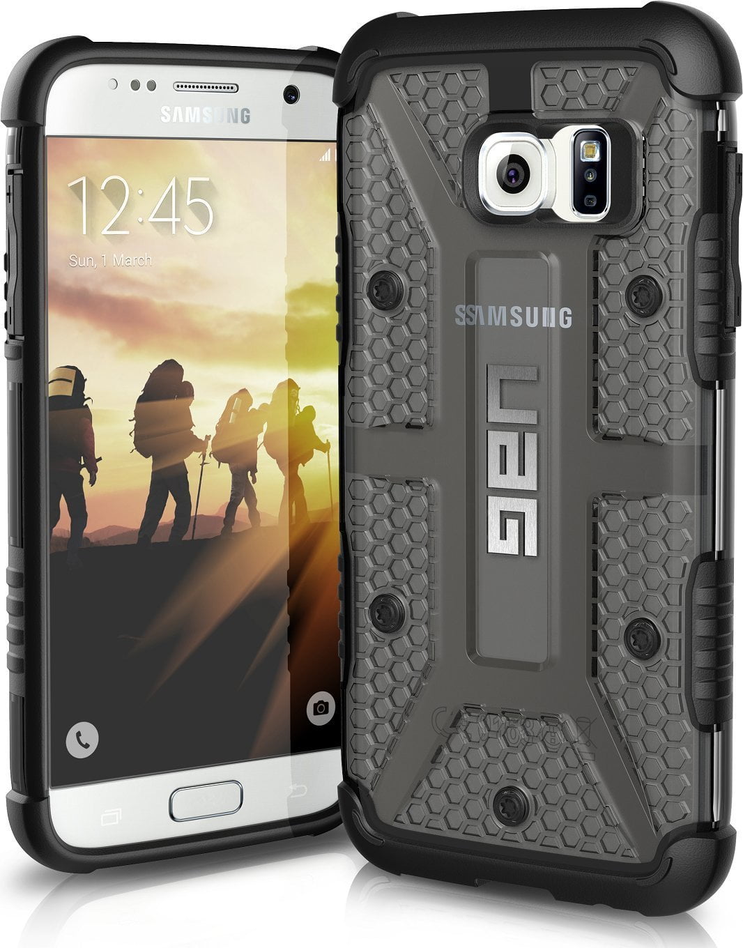 UAG Samsung Galaxy S7 screen] Feather-Light Composite [ASH] Case -