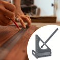 thumbnail image 6 of CarpNettore 3D Multi Angle Measuring Ruler Versatile Drafting Carpenter Square for Engineers Gray, 6 of 9