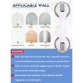 thumbnail image 3 of 1pc Bathroom Non-Slip Large Shower Handle, No Punch, No Trace Glass Suction Handle, Strong Suction Grip, Handle For Tub And Shower, Suction Cup Grab B, 3 of 5