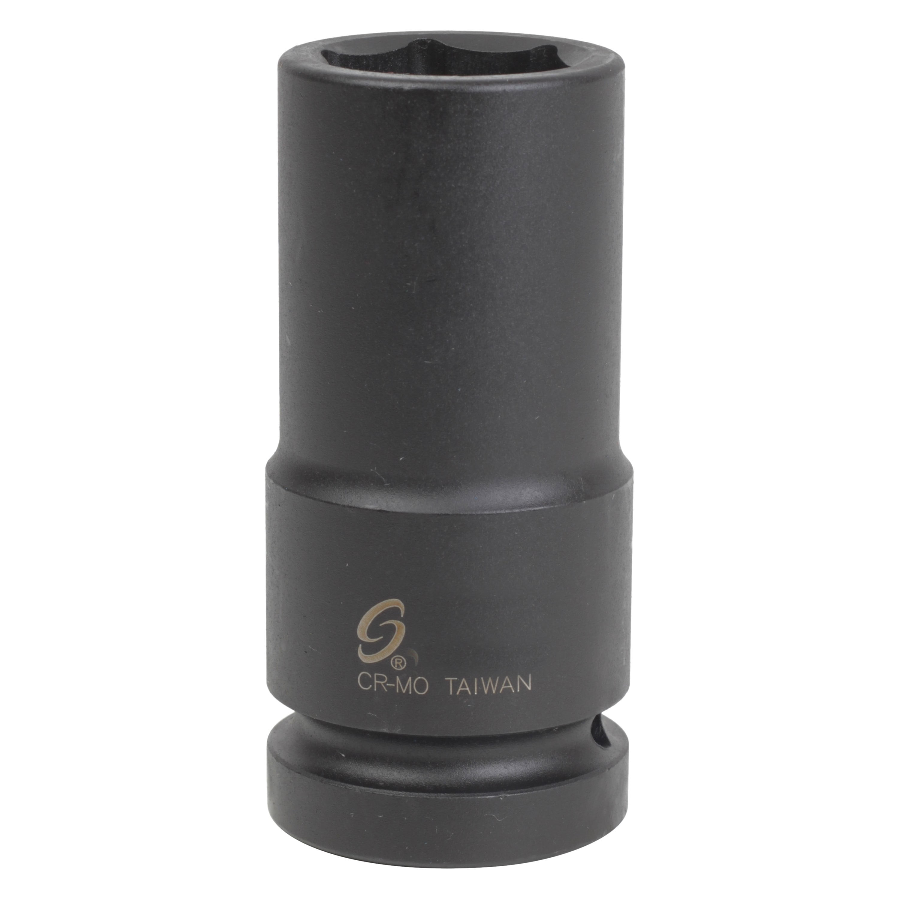 Sunex 6120 1-1/2-Inch Drive Impact Socket – 3-3/4-Inch Size, CR-MO Alloy Steel, Heavy-Duty For Big Bolts