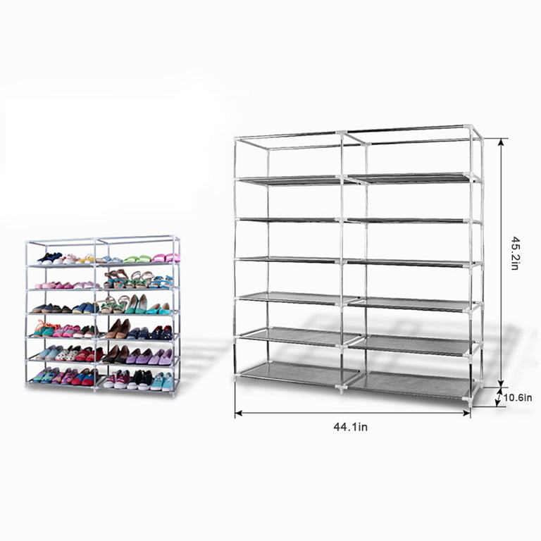 Topcobe 6 tiers shoe rack organizer shoe storage cabinet discount