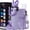 Lilac Purple, variant on 40 oz Water Bottle with Straw - Insulated Vacuum Water Flask with Straw & Auto Spout Lid, Paracord Handle & Carrying Pouch, Keep Cold 48H Hot 24H, Sweat-Proof Thermal Water Jug with Strap for Hiking