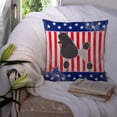 thumbnail image 3 of USA Design with Dog Fabric Decorative Pillow, 3 of 4