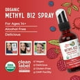 thumbnail image 3 of MaryRuth's USDA Organic Vitamin B12 Liquid Spray, Energy Support, Vegan, Non-GMO, 1 fl oz, 3 of 9