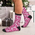 thumbnail image 7 of KLL Love Dog Print Cool Socks Men's Women's Crew Socks Funny Crazy Novelty Stockings, 7 of 7