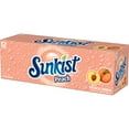 thumbnail image 6 of Sunkist Caffeine Free Peach Soda Pop, 12 fl oz, 12 Pack Cans, 6 of 9