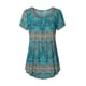 thumbnail image 3 of Camiseta de mujer con cuello redondo, manga corta, camiseta estampada, Scienceny  AP001627-09, 3 of 6