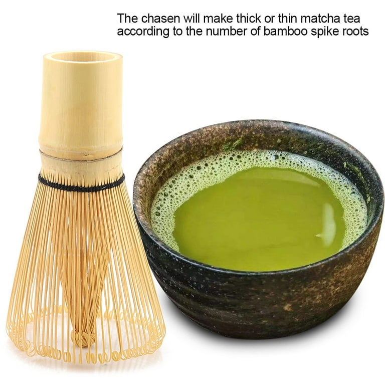 80 Prongs Natural Bamboo Chasen Matcha Whisk Green Tea Powder