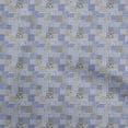 thumbnail image 1 of oneOone Rayon Medium Blue Fabric Mix Ikat Sewing Material Print Fabric By The Yard 56 Inch Wide, 1 of 4