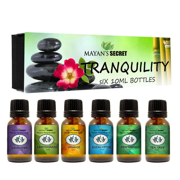 Mayans Secret Premium Grade Essential Oils Pack Of Six Pure Essential Oils For Diffuser