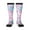 3 Black, variant on Tie Dye Pattern Women’s Knee High Crew Socks,Trouser Socks Comfortable, Breathable, Moisture-Wicking and Soft