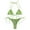 Green, variant on Swimsuit for Women Two Piece Women Push Up Animal&Floral Print Smocked String Bikini Set Two Piece Swimsuit Push Up Bikini Set Swimsuit Women Two Piece Bikini for Women Swimwear
