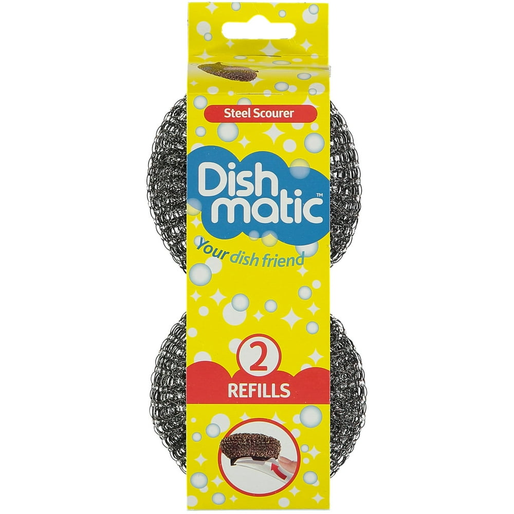 Dishmatic Pan & Grill Dishwand Refills, 2 Ct