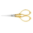 thumbnail image 2 of Small Embroidery Sewing Scissors Comfortable Handle Easy to Grip for Craft Artwork Crochet Trimming  Brass 5032 A, 2 of 7