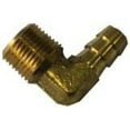 thumbnail image 3 of LTWFITTING 90 Degree Elbow Brass Barb Fitting 5/16 ID Hose x 1/4-Inch Male NPT Air Gas(Pack of 5), 3 of 4