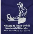 thumbnail image 2 of Full Time Job Fantasy Football Sports Tank Top Sleeveless Tee Men Brisco Brands L, 2 of 5