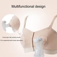 thumbnail image 4 of Aosijia Hands-free Pumping Underwear Adjustable Maternity Bra to Breast Pump Bra for Breastfeeding Pumps for Women Black L, 4 of 10