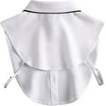 thumbnail image 5 of Zhengup Chiffon Detachable Fake Collar,Half Shirt Blouse Dickey Collar Faux False Collar Elegant for Women Girls, 5 of 7