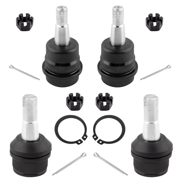 BOXI (set of 4) Front Upper and Lower Ball Joints Replacement for Dodge Ram 1500 4WD 2000 2001 | K7401 K3134