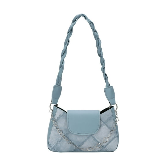 Btomtd Colorful Crossbody Bag and Tote Bag for Women, Casual Fashion Handbag and Purse for Daily Use, Multi Functional Shoulder Bag, Sky Blue