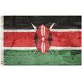 thumbnail image 2 of 2x3 Kenya Kenyan Flag 2'x3' House Banner Grommets Fade Resistant, 2 of 2