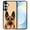 Black Tan German Shepherd Dog, variant on WIRESTER Shockproof Soft Rubber Cover Case for Samsung Galaxy S25 FE 5G 6.7" 2025, Black Bombay Kitten Cat