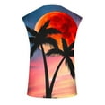 thumbnail image 5 of Xysaqa Men's Cool Graphic Hawaiian Beach Tank Tops Stretchy Sleeveless Muscle Tee Athletic Crewneck Gym Workout Shirts S-3XL, 5 of 5