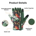thumbnail image 3 of Leather Gardening Gloves for Women and Men, TSV Garden Gloves with Touch Screen, Thorn Proof Puncture Resistant Working Gloves for Weeding, Digging, Planting, Raking and Pruning, 3 of 7