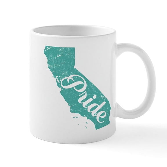 CafePress - California Pride Mug - 11 oz Ceramic Mug - Novelty Coffee Tea Cup