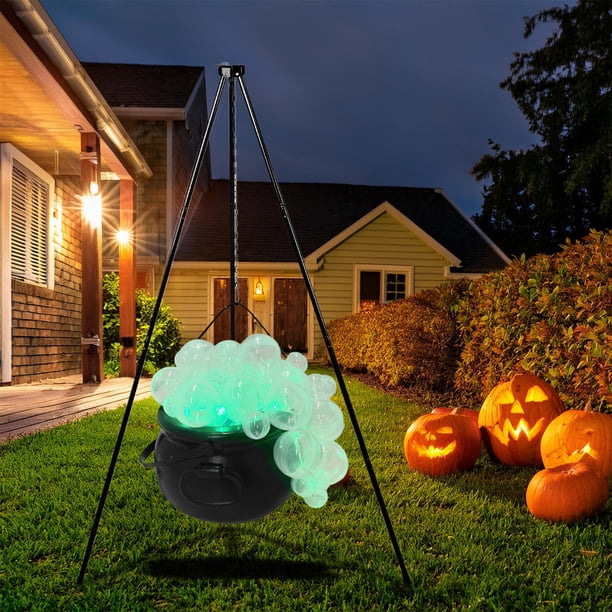 Halloween Interiores Witch Jar Pot Set Luminous Witch Jar Halloween Decoration Ornament Party Ornament Halloween Bring 78cm Shelf