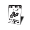 thumbnail image 4 of Biker Parking Novelty Decor, Metal Wall Sign - 10x14 Inches, 4 of 4