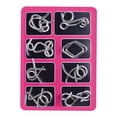 thumbnail image 1 of Metal Puzzles Solving,3D Metal Puzzles Brain Teasers,Metals Brain Teaser Puzzle ,Physics Mechanical Set,Wire Puzzle Mind Challenge Games,Fidget Toys, 1 of 8