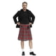 thumbnail image 3 of Falda escocesa tradicional escocesa para hombre, traje nacional escocés para vacaciones, Falda plisada a cuadros, disfraz de Halloween, 4 colores, 3 of 5