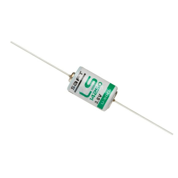 50-Pack Saft LS14250 (ER14250) 3.6 Volt 1/2 AA Lithium Batteries (1200 mAh) with Axial Terminals