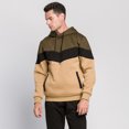 thumbnail image 2 of TBWYF Hooded Sweatshirt Men's Sports Sweater Long Sleeve Hoodies Pullover for Men Khaki S, 2 of 6
