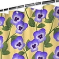 thumbnail image 3 of Pioneer Flower Floral Print Pattern Shower Curtain 84"x72" ,Bathroom Decorative Shower Curtains Set with 12 Hooks,Modern Waterproof Washable Shower Curtain, 3 of 6