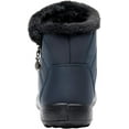 thumbnail image 6 of YAZI Mens Snow Boots Women Winter Anti-Slip Ankle Booties Waterproof Slip On Warm Fur Lined Sneaker, 6 of 12